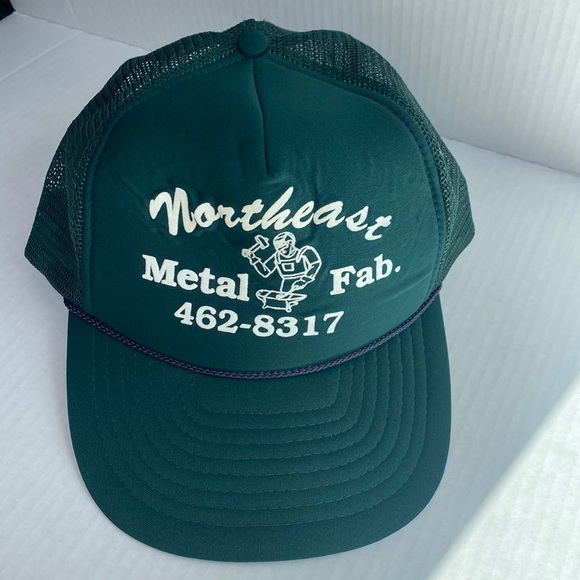 Casquette de camionneur vintage en maille avec inscription